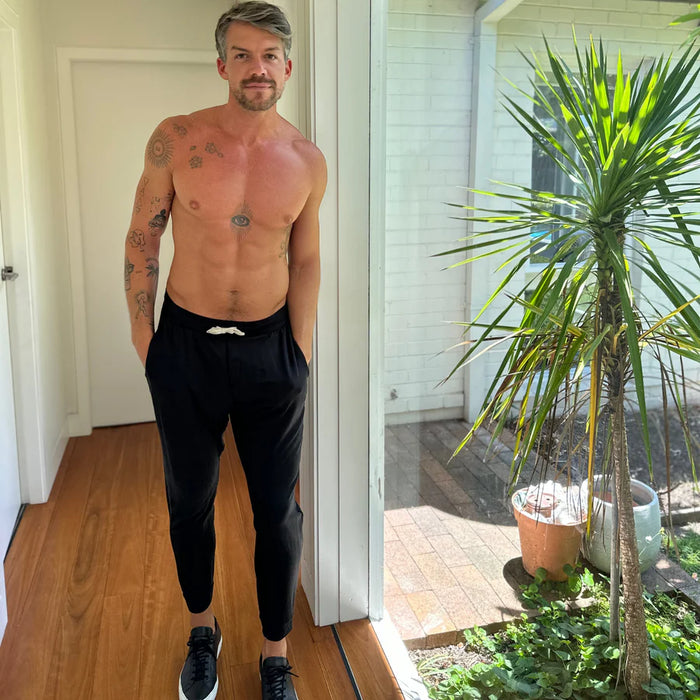 Bamboo Byron Lounge Pant — Black