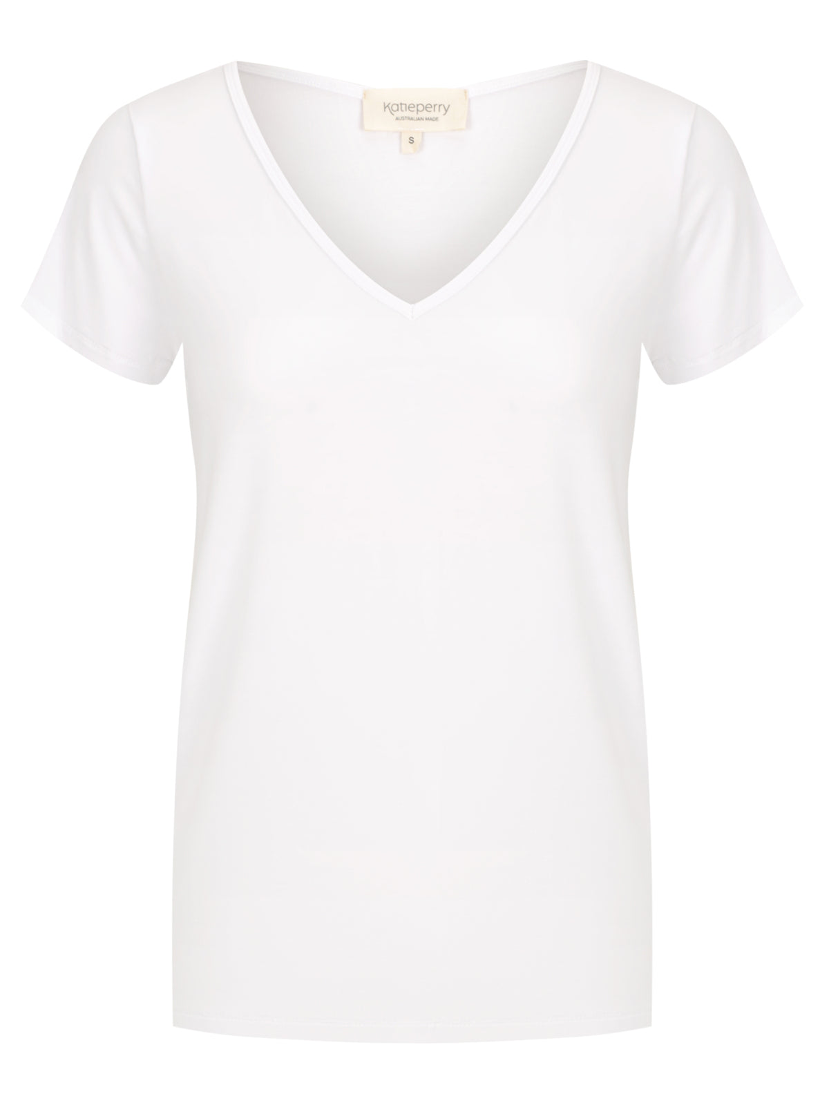 Amalfi Premium V-Neck Tee — White