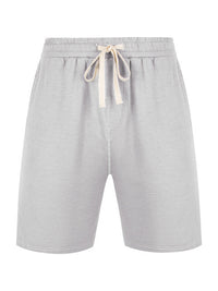 Avalon Bamboo Drawstring Shorts — Grey Marl