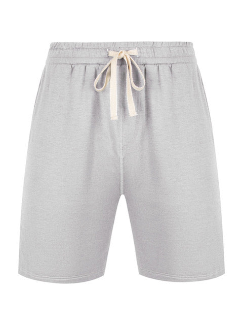 Bamboo Avalon Drawstring Shorts — Grey Marl