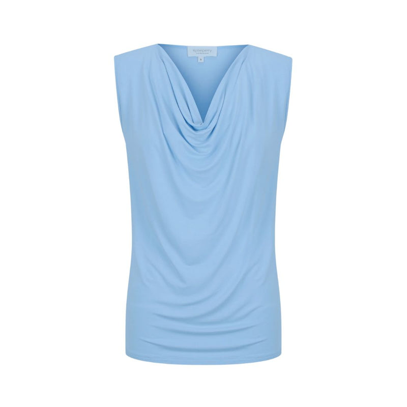Capri Sleeveless Cowl Neck