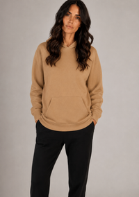 Unisex Bamboo Fleece Hoodie - Camel