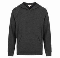 Byron Bay Bamboo Fleece Hoodie — Dark Charcoal