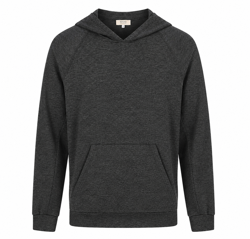 Byron Bay Bamboo Fleece Hoodie — Dark Charcoal