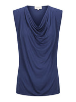 *PREORDER* Capri Sleeveless Cowl Neck- Navy