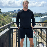 Byron Hoodie & Shorts Set — Black