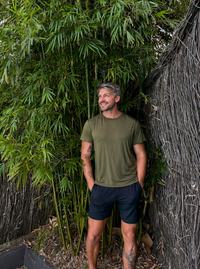 Limited Edition Bamboo Lyocell Bondi Tee — Khaki