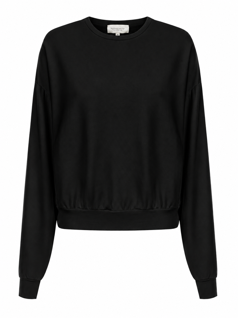 Tamarama Bamboo Fleece Crew Sweat- Black