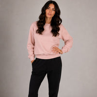 Tamarama Bamboo Fleece Crew Sweat- Rose