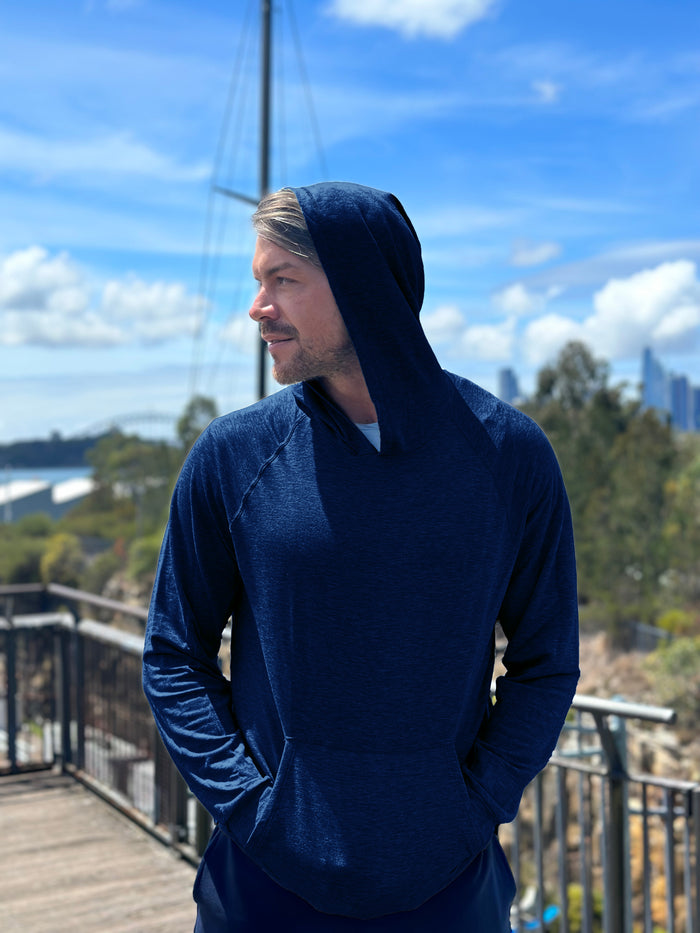 Premium Bamboo Byron Bay Hoodie — Navy