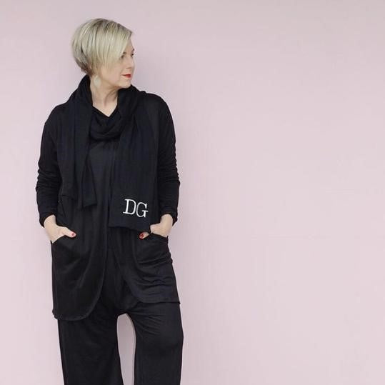 Superfine Merino Wrap - Black