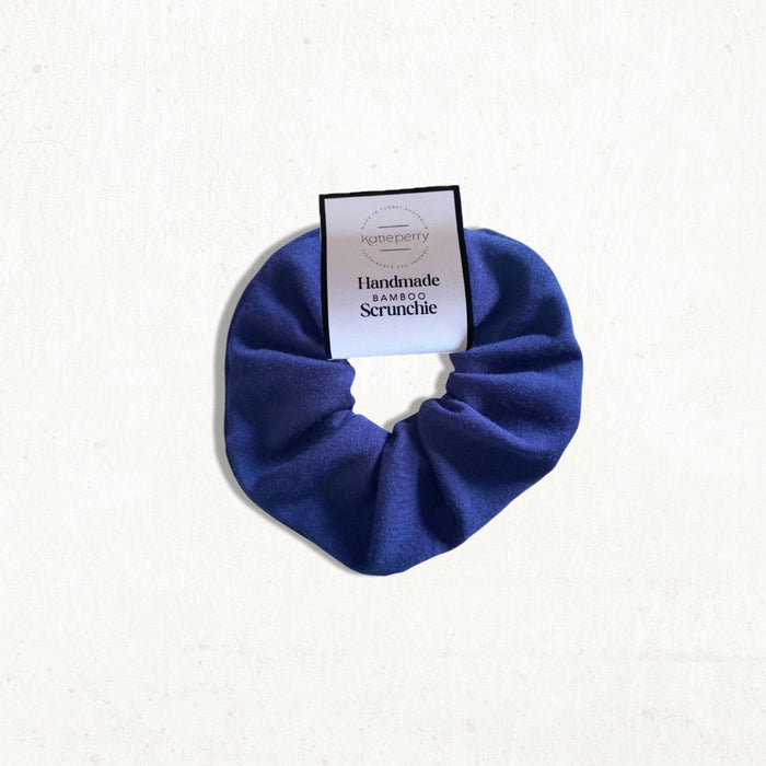 Bamboo Scrunchie — Midnight Blue