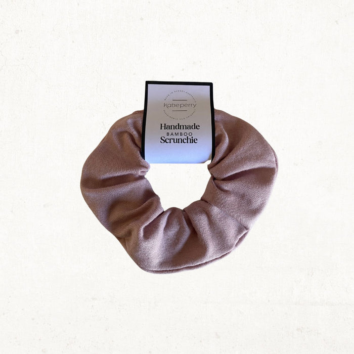 Bamboo Scrunchie — Blush Pink