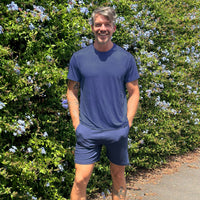 Limited Edition Bamboo Lyocell Bondi Tee — Navy