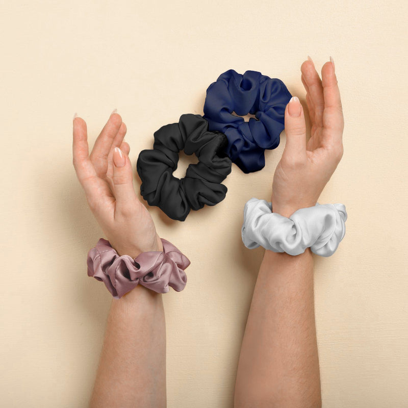 Small Bamboo  Scrunchie - Handmade