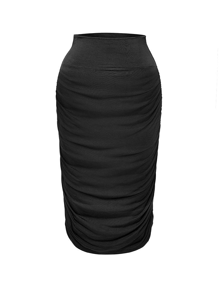 Noosa Premium Bamboo Skirt — Black