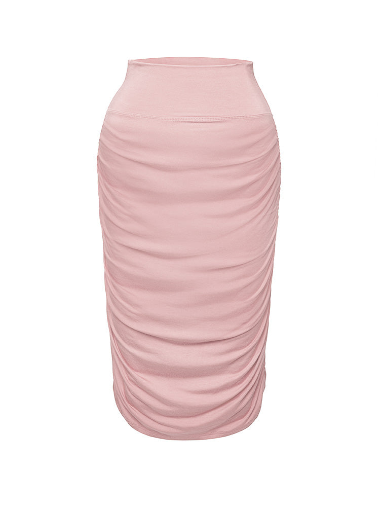 Noosa Premium Bamboo Skirt — Blush Pink
