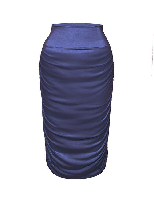 Noosa Bamboo Skirt -  Midnight Blue