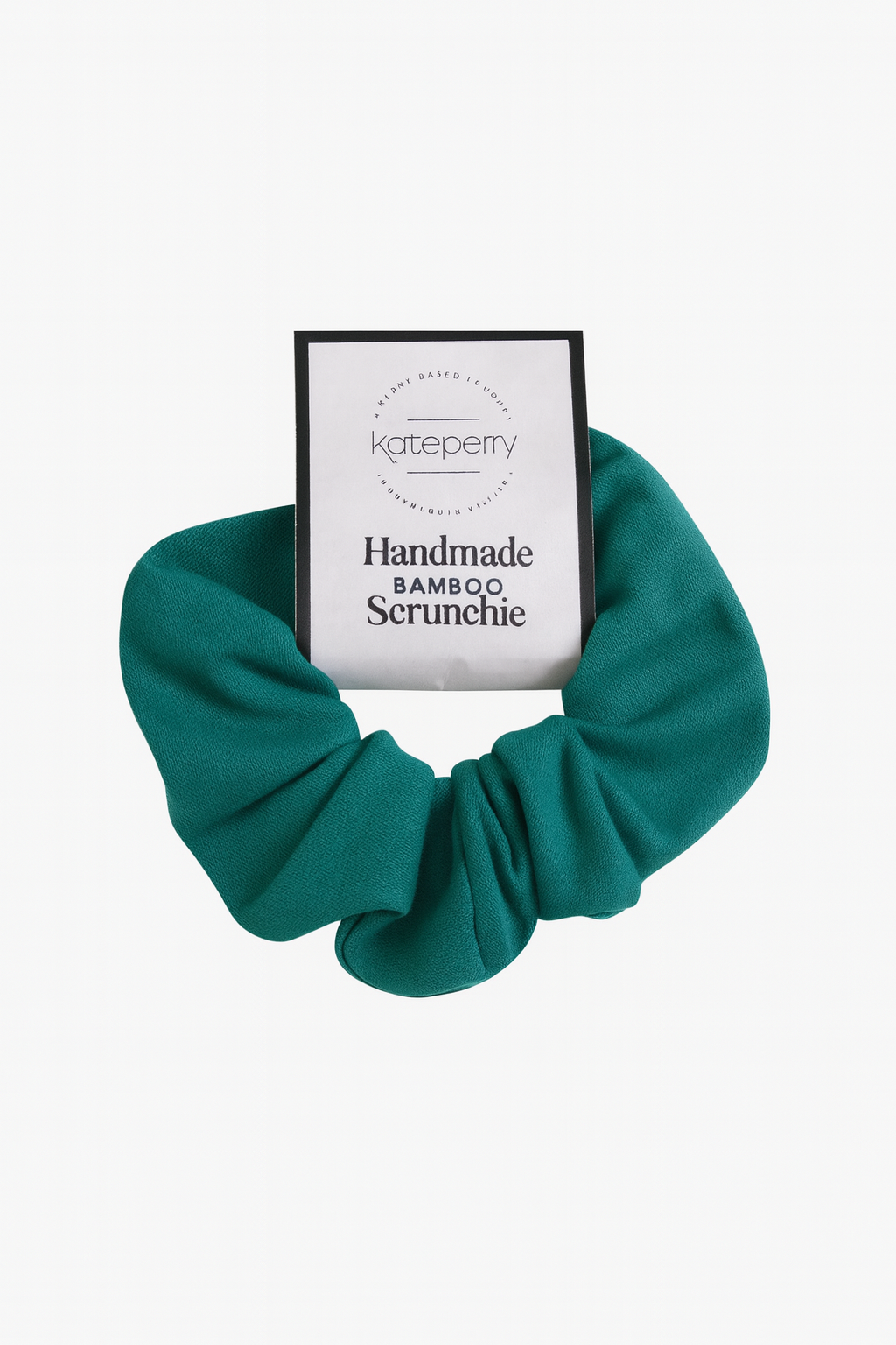 Bamboo Scrunchie — Sea Green