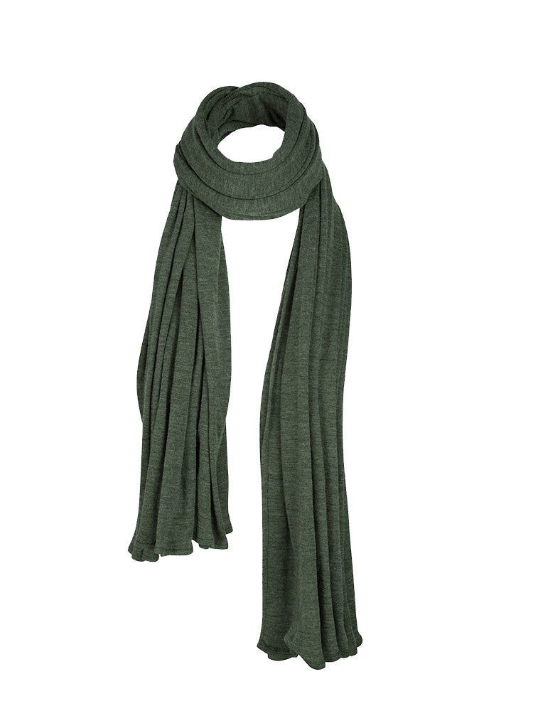 Superfine Merino Wrap — Forest Green