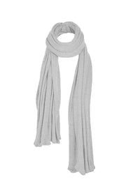 Superfine Merino Wrap — Grey Marl
