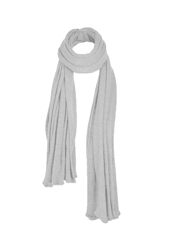 Superfine Merino Wrap — Grey Marl