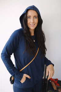 Paddington Pocket V Hoodie — Navy