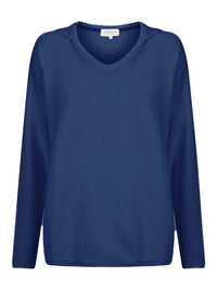 Paddington Pocket V Hoodie — Navy