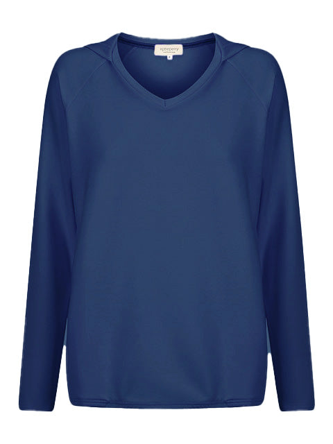 Paddington Pocket V Hoodie — Navy