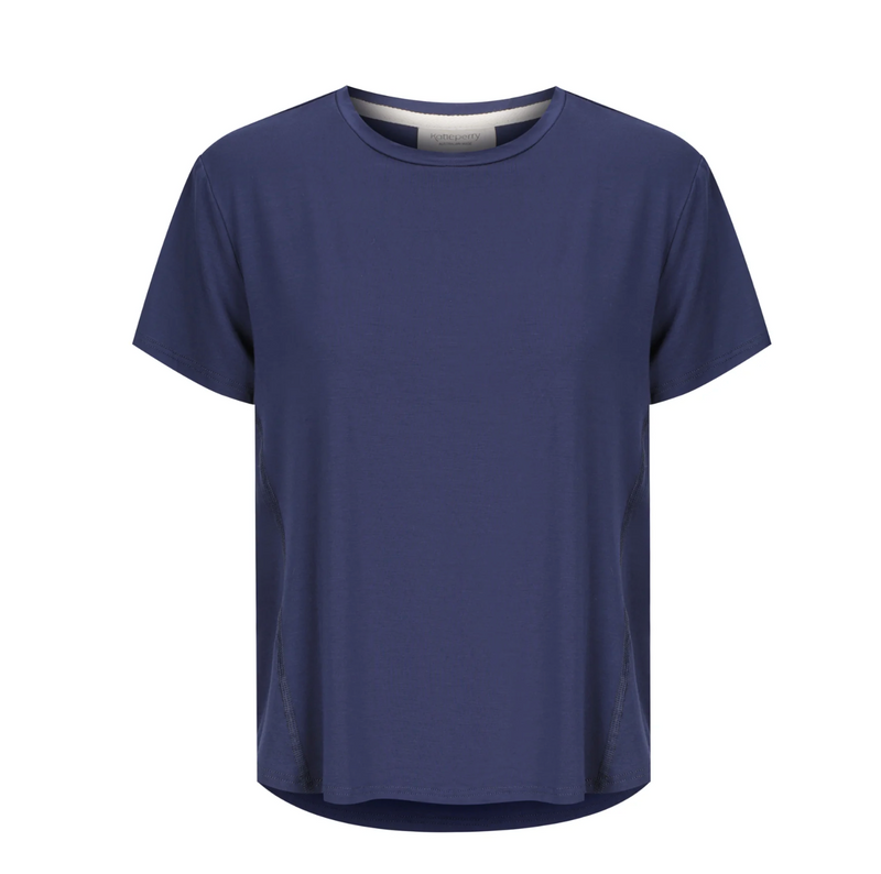Shelly Tee & Adelaide Pant Set — Midnight Blue