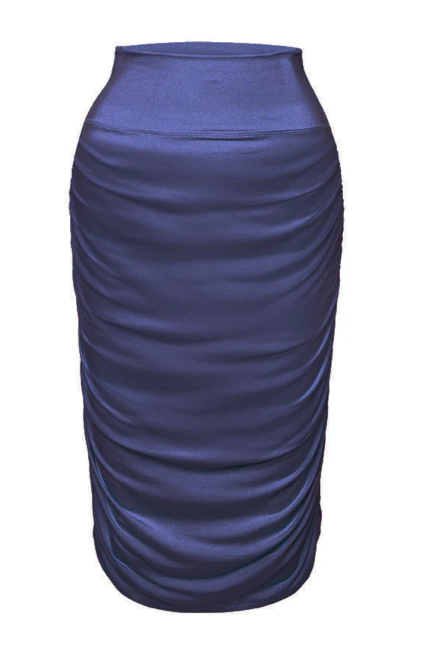 Capri Sleeveless Top & Noosa Skirt Set — Midnight Blue