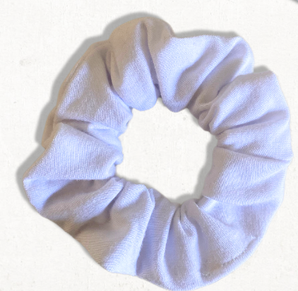 Bamboo Scrunchie — White