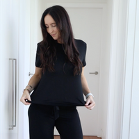 Shelly Tee & Adelaide Pant Set — Black