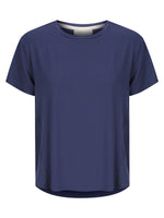 *PREORDER-Shelly Round Neck Tee - Navy