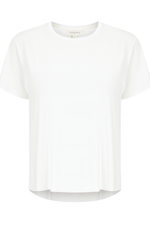*PREORDER-Shelly Round Neck Tee - White