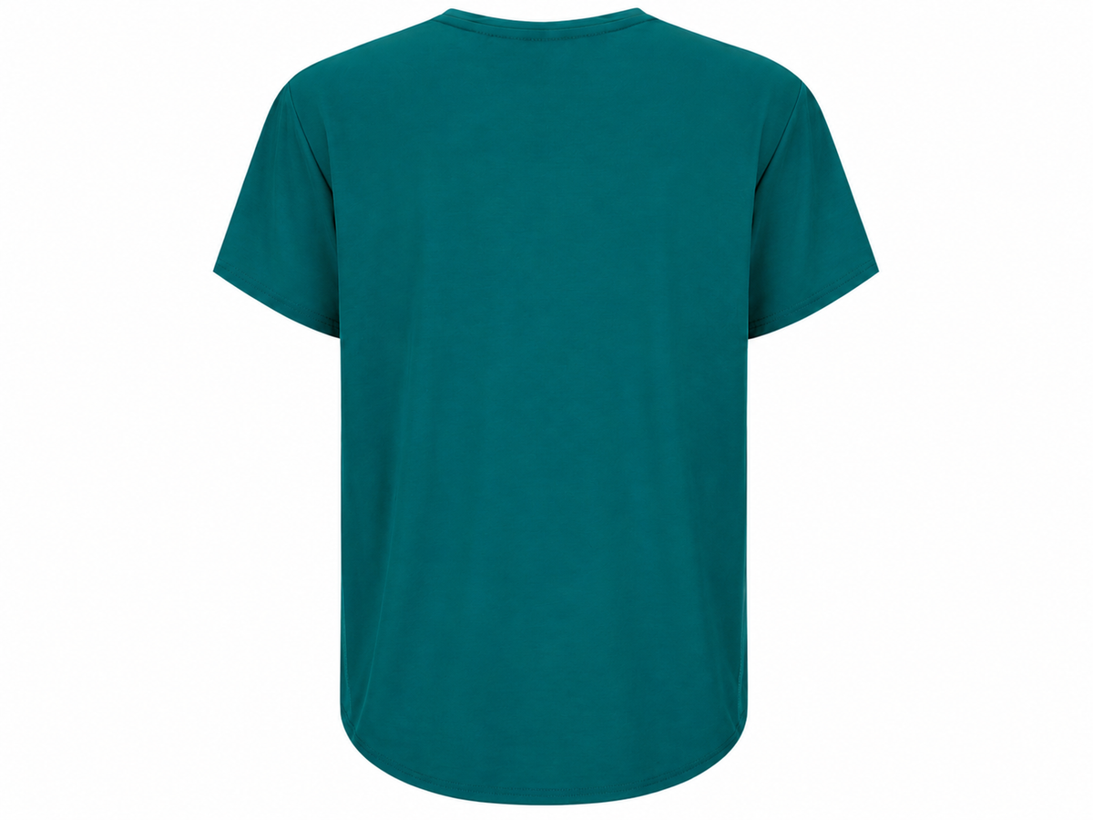 *Pre-Order* Shelly Round Premium Neck Tee — Sea Green