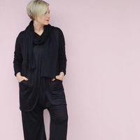 Soft Bamboo Wrap — Black