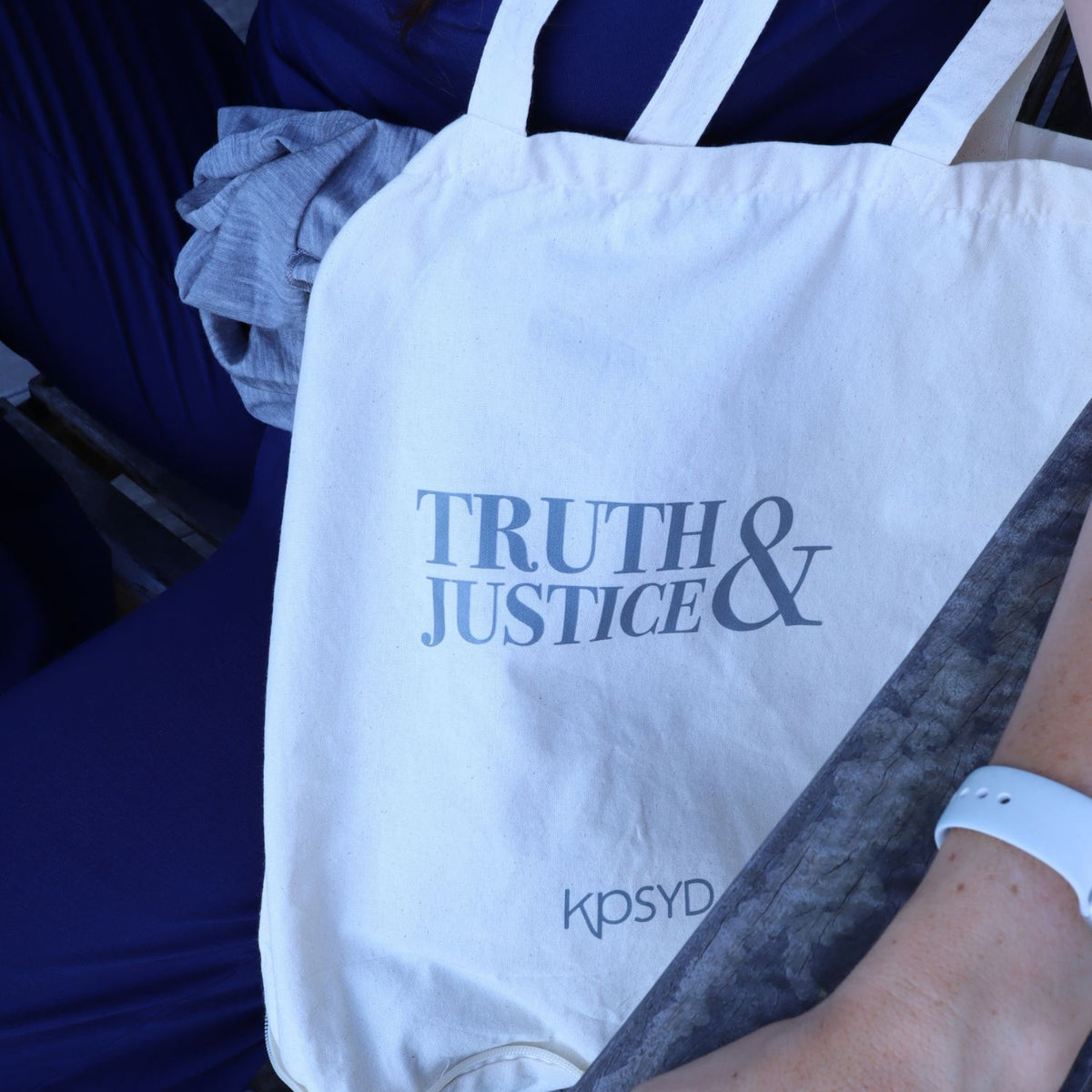 "Truth & Justice" Tote Bag