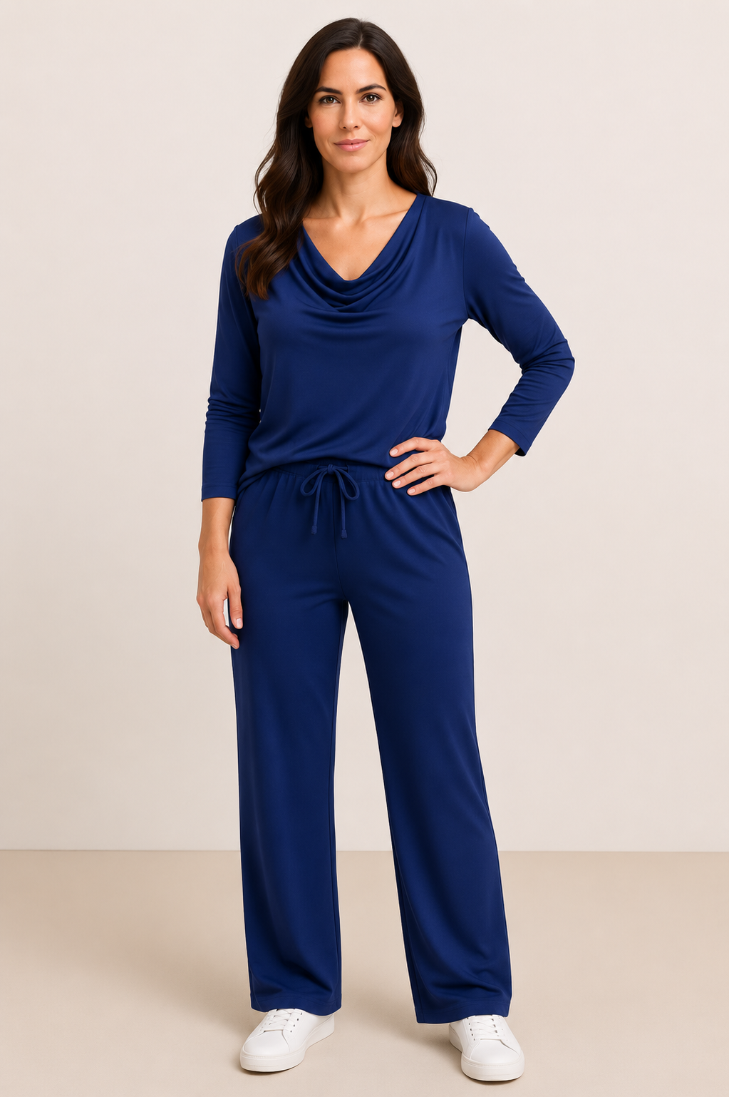 Adelaide Premium Bamboo Lounge Pant — Midnight Blue