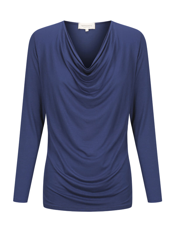 Tuscany Top & Adelaide Pant Set — Midnight Blue