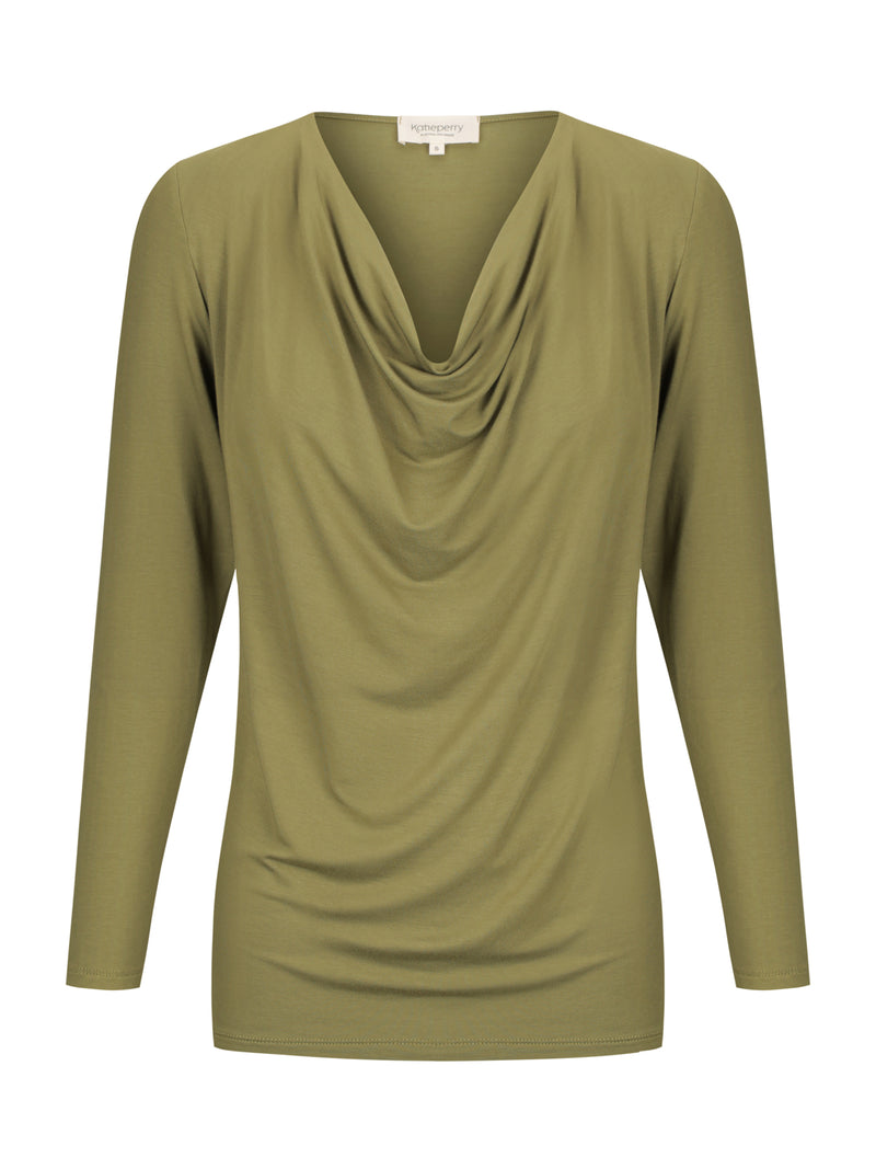 Tuscany Long Sleeve Cowl Neck