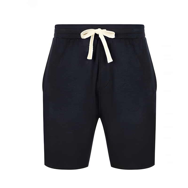 Bamboo Avalon Drawstring Shorts — Black