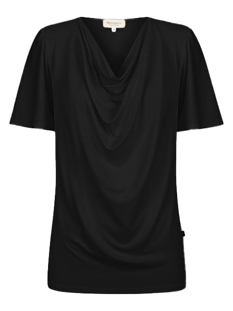 Verona Short Sleeve Cowl Neck