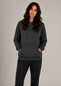 Unisex  Bamboo Fleece Hoodie — Dark Charcoal