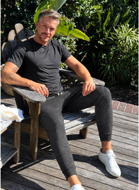 PREORDER * Bamboo Byron Lounge Pant — Dark Charcoal