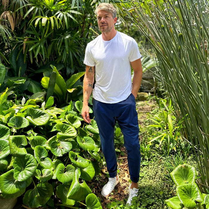 Bamboo Byron Lounge Pant — Navy