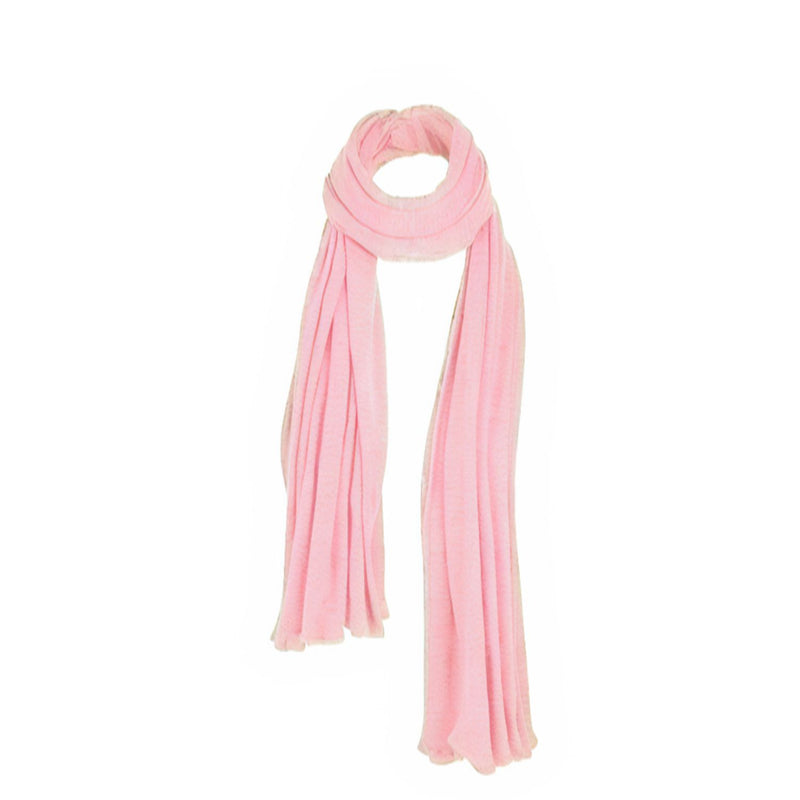 Superfine Merino Wrap — Peony Pink