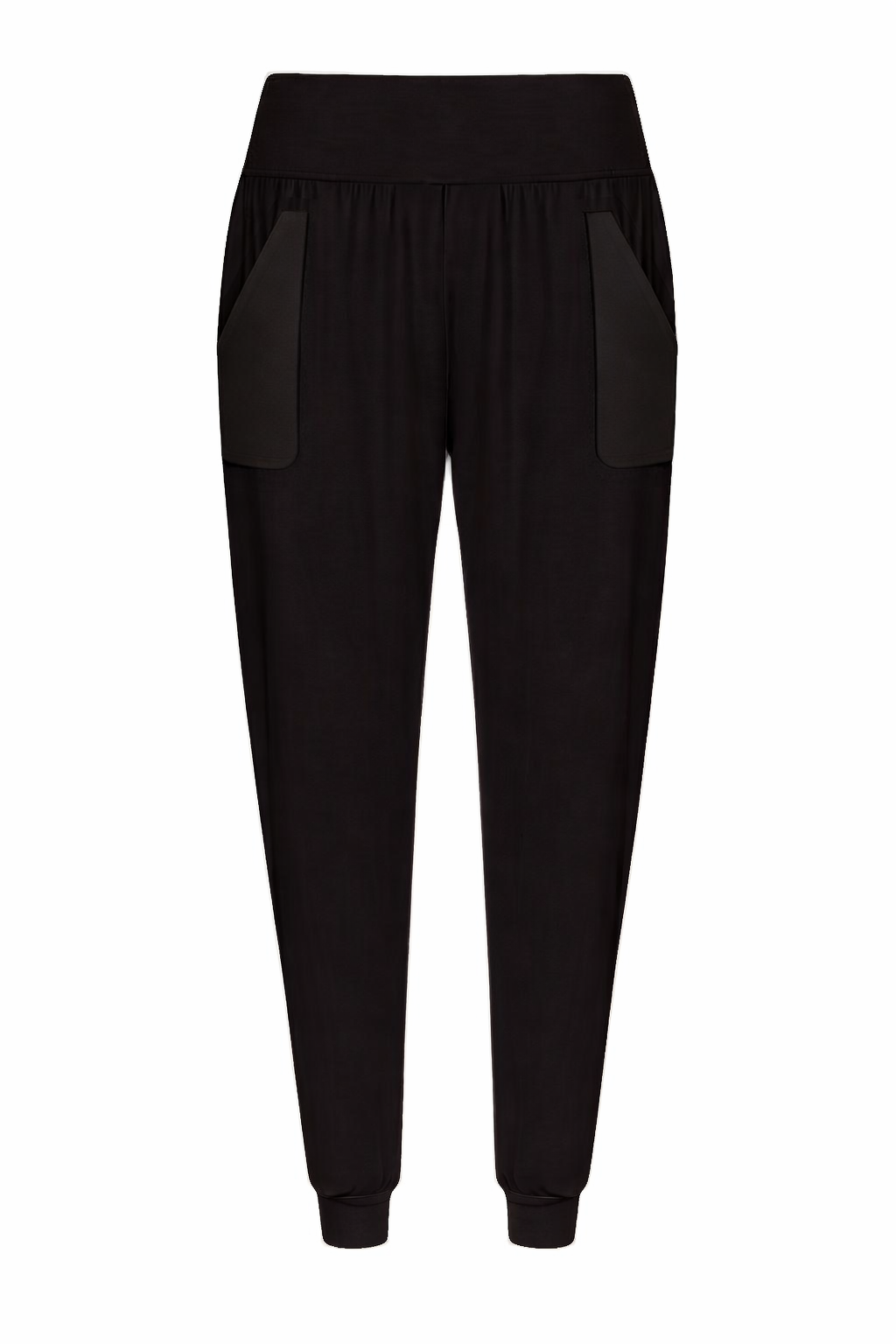 Premium Bamboo Palm Beach Pocket Pant — Black