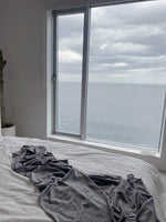 Superfine Merino Home Throw - Grey Marl