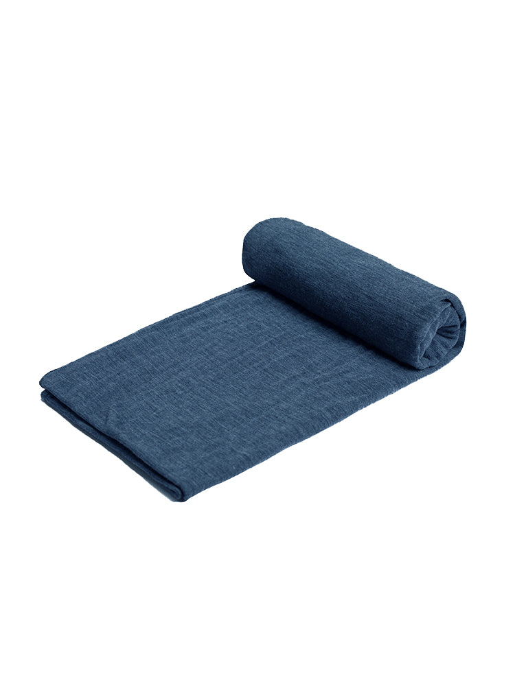 Superfine Merino Baby Blanket — Indigo